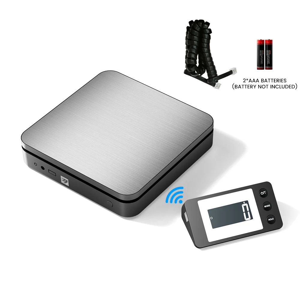 Portable Postal Scale with Separate Pan And Display Design 50kg High Capacity Battery Operated (2*AAA) Individual Weighing Machi