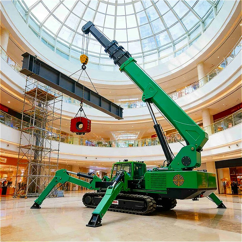 High Load Capacity Spider Crane Powerful Crawler Lift for Manufacturing and Assembly Line Customized Production Facility Price