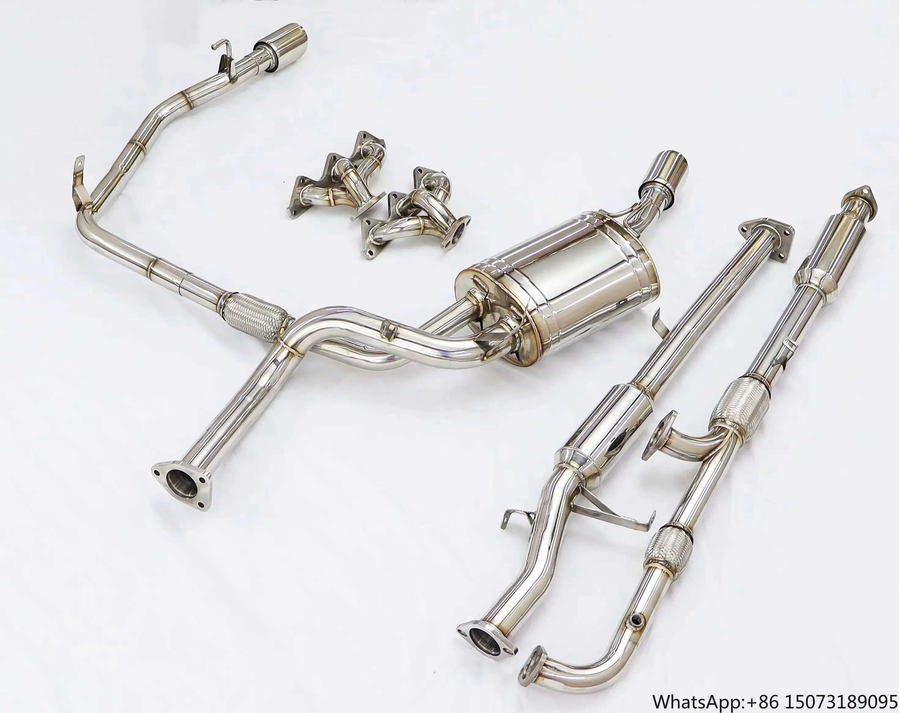 

Stainless Steel Performance Car Accessories Suitable for GT3000 Banana Full Section Exhaust Head Auto Exhaust Pipe