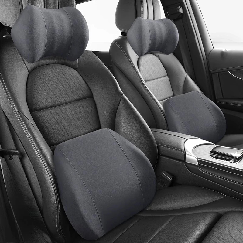 

Auto Waist Protection Lumbar Support - Memory Foam Car Waist Pillow/Headrest