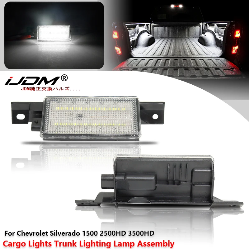2 Luces LED para Área de Carga, Luces para Plataforma de Camioneta, para Chevy Silverado, GMC Sierra 1500, 2500HD, 3500HD, 2014, 2015, 2016, 2017, 2018, 2019