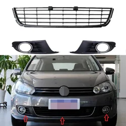 Front bumper grille For Volkswagen Golf 6 MK6 2009-2013