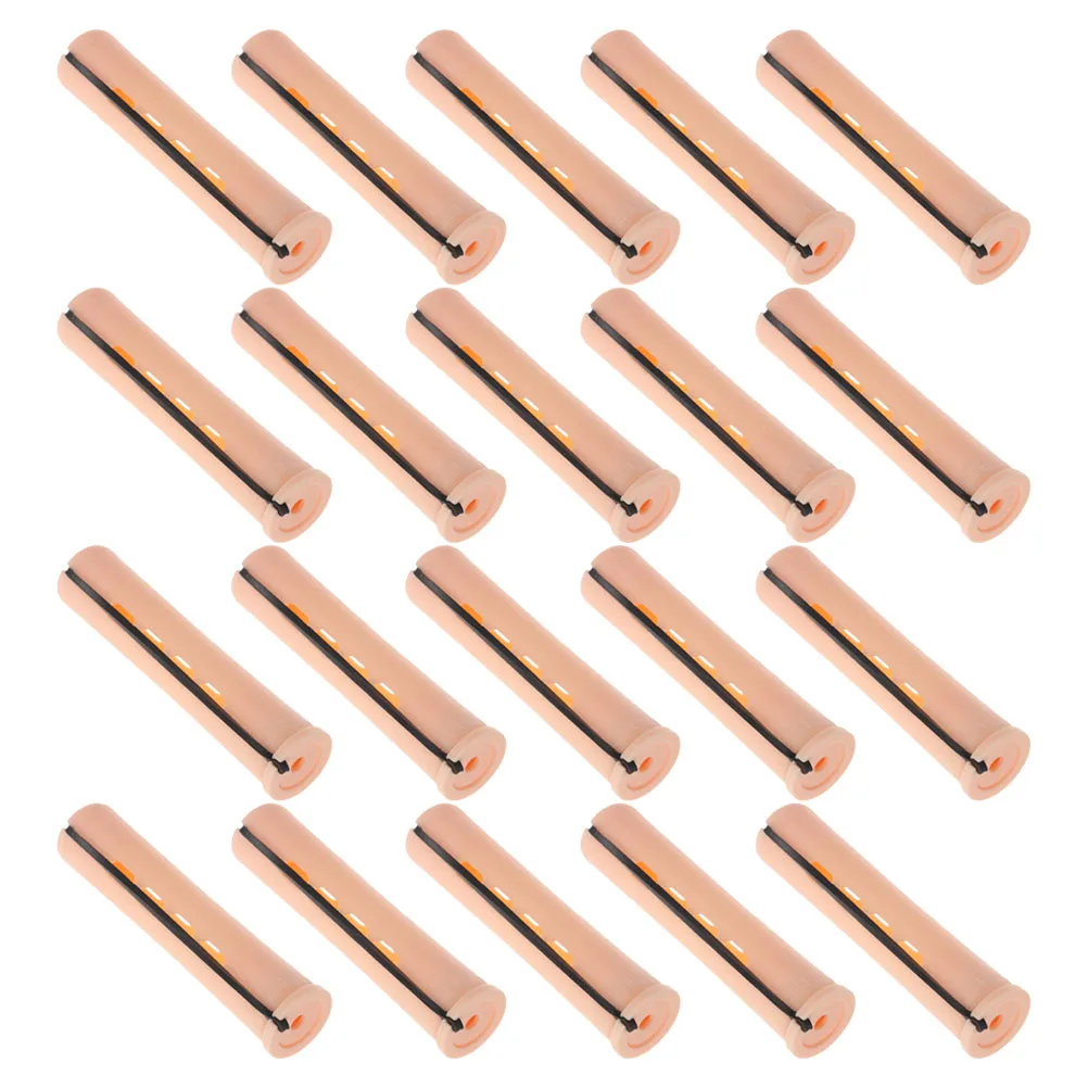 

20pcs Hair Curling Rollers Spiral Perm Rods for Long Curls DIY Twisting Tool Natural Hair Styling Kit Men Women Salon Use