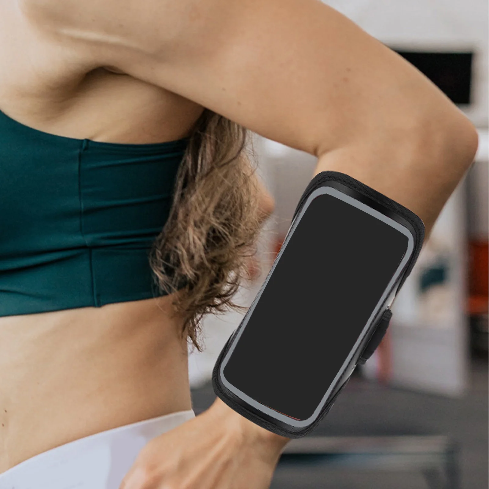 1 قطعة مقاوم للماء الرياضة الهاتف الذراع حقيبة شاشة اللمس معصمه حقيبة صغيرة تشغيل الدراجات الركض كيس التخزين كيس التخزين