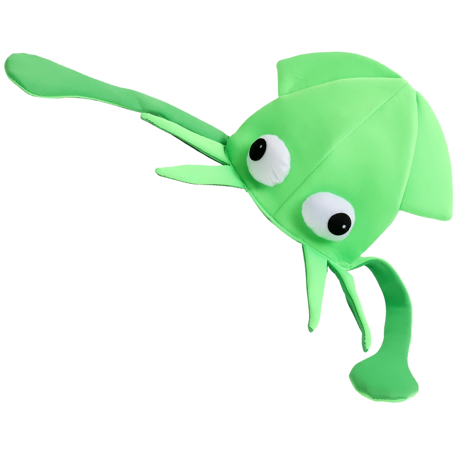 

Funny Squid Cartoon Octopus Kids Party Hat Lightweight Comfortable Ocean Theme Blue Color Random Children Stage Performance