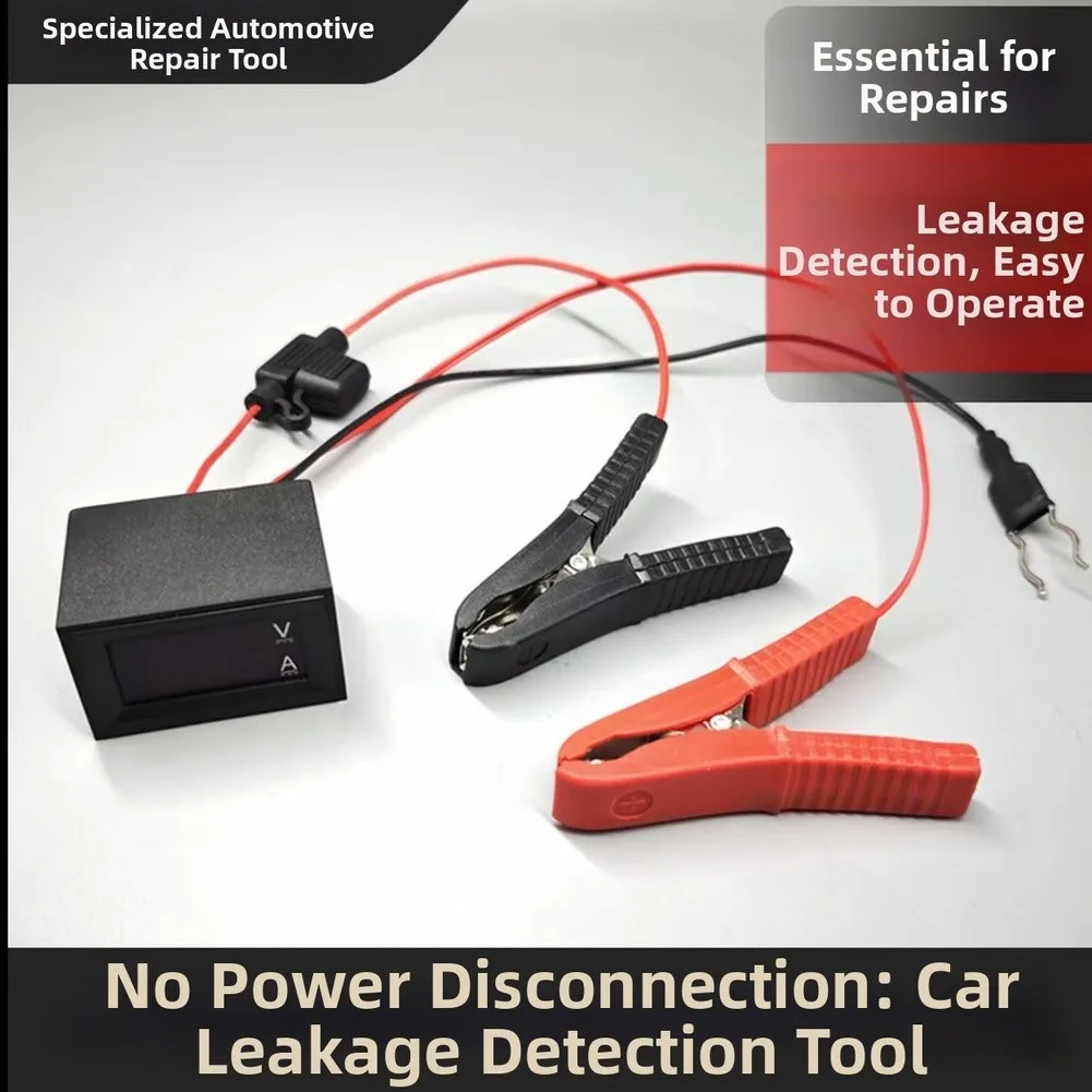 Vehicle Current Measurement Tool for Diagnosing For battery Drain Without Circuit Modification or Wire Cutting