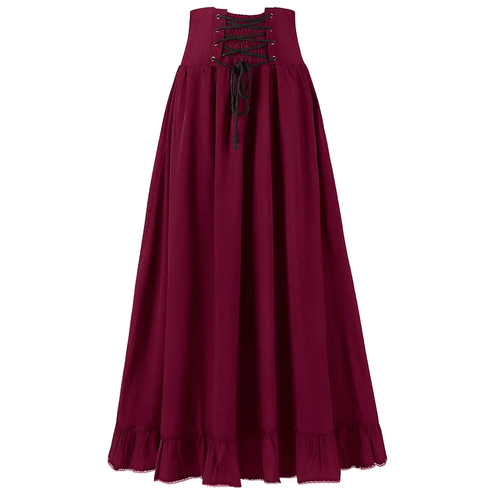 2XL Steampunk Skirt Ankle Length Victorian Skirt Ankle Length Ankle-Length Skirt Brand New Condition Casual Style