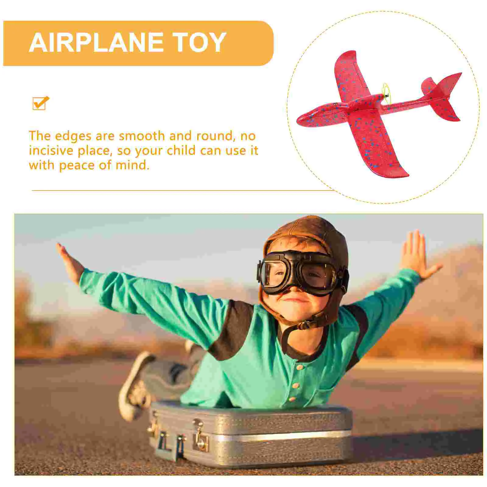 Hand Tossed Gyroplane Airplane Plaything Glowing Aircraft outside Kids Toys Educational Model USB Rechargeable Electric