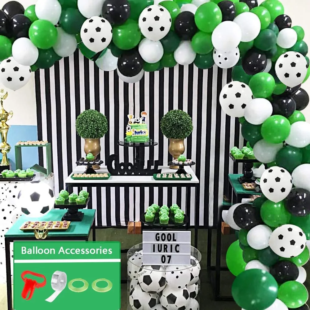 

NEW Football Balloon Garland Arch Kits Green Latex Helium Ballons Farther's Day Globos Baby Birthday Party Decorations Adult