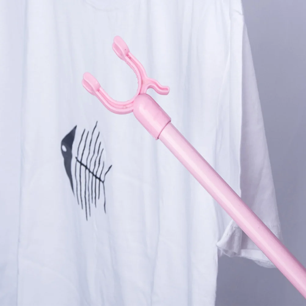 

4 set Pole Fork Replacement Head Handle Plastic Clothes Drying Rod Parts Balcony Home Clothes Hanging Tool Outdoor Use