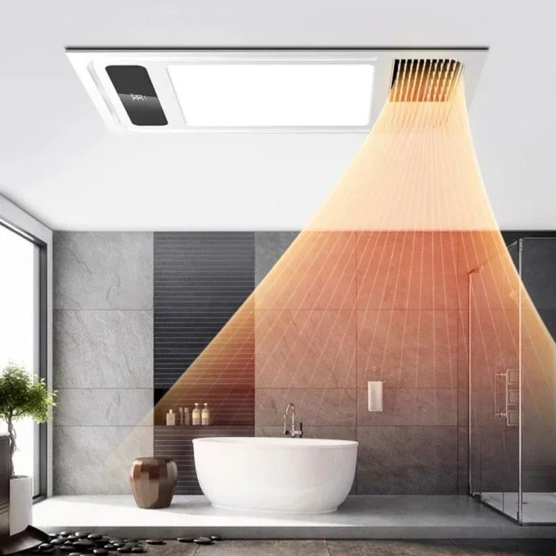 Bathroommaster All-in-One Ceiling Unit: Air Heating, Exhaust Fan & Lighting for Bathroom and Toilet