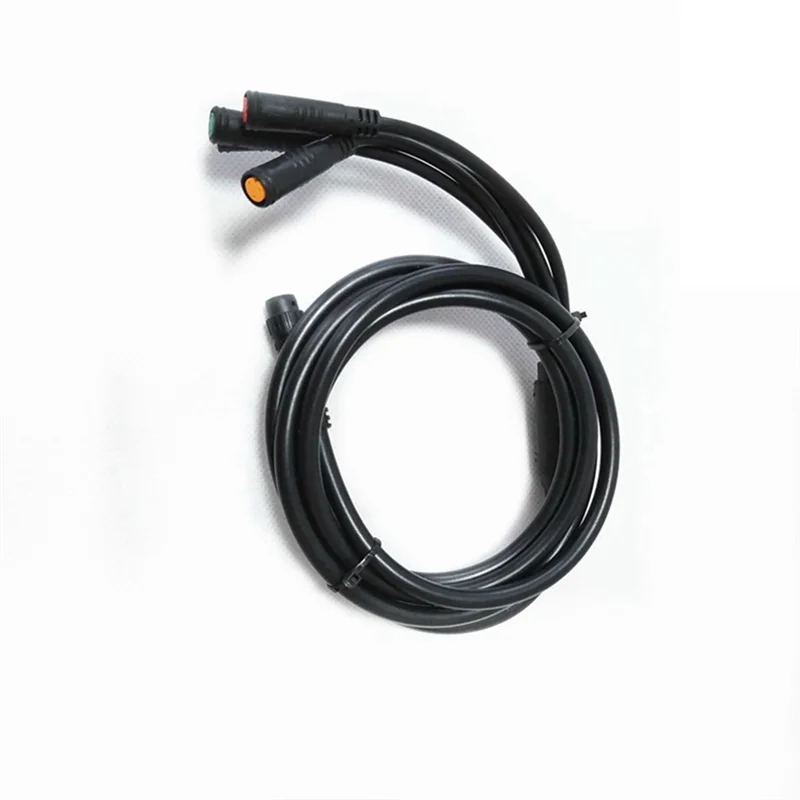 Cabo de extensão para bicicleta elétrica 1t4, conector à prova d'água para exibição de freio de bicicleta elétrica, acelerador, ciclismo