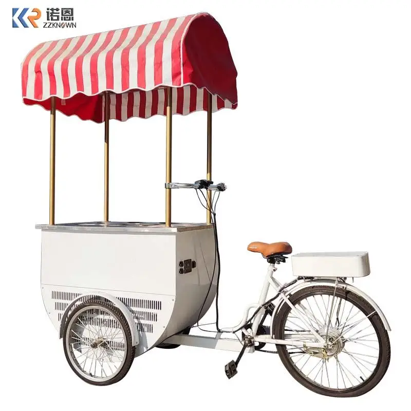 Italian Ice Cream Cart Popsicle Ice Cream Cart 3 Wheels Ice Cream Cart Bicycle Food Bike Price