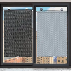 Sunshade Roller blinds Curtains Blackout Curtain Suction Cup Punch-free Retractable Window Kitchen Roller Curtains for Bedroom