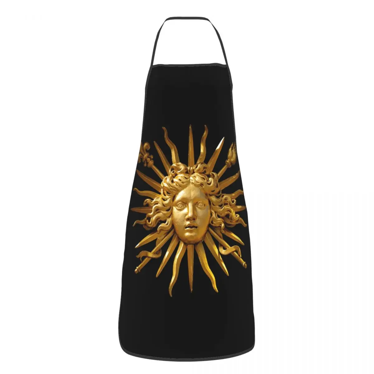 Symbol Of Louis XIV The Sun King Aprons Chef Cooking Tablier Sleeveless Bib Kitchen Cleaning Pinafore for Women Men Gardening