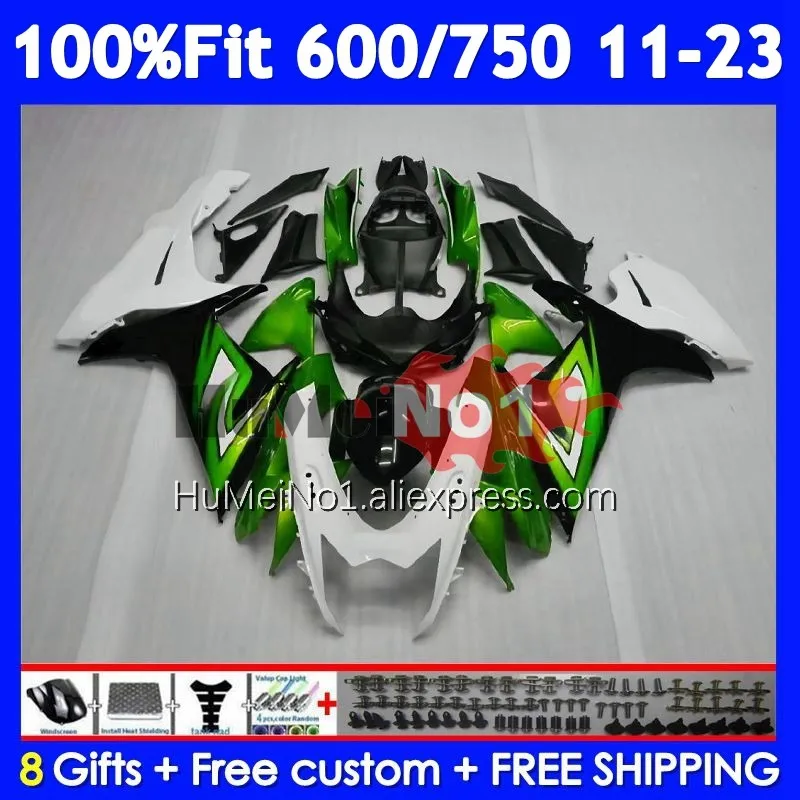 Fairing For SUZUKI GSXR750 K11 GSXR 600 750 107No.107 GSXR600 2011 2012 2013 2014 2015 2016 2017 18 19 Green hot 20 21 22 23 24