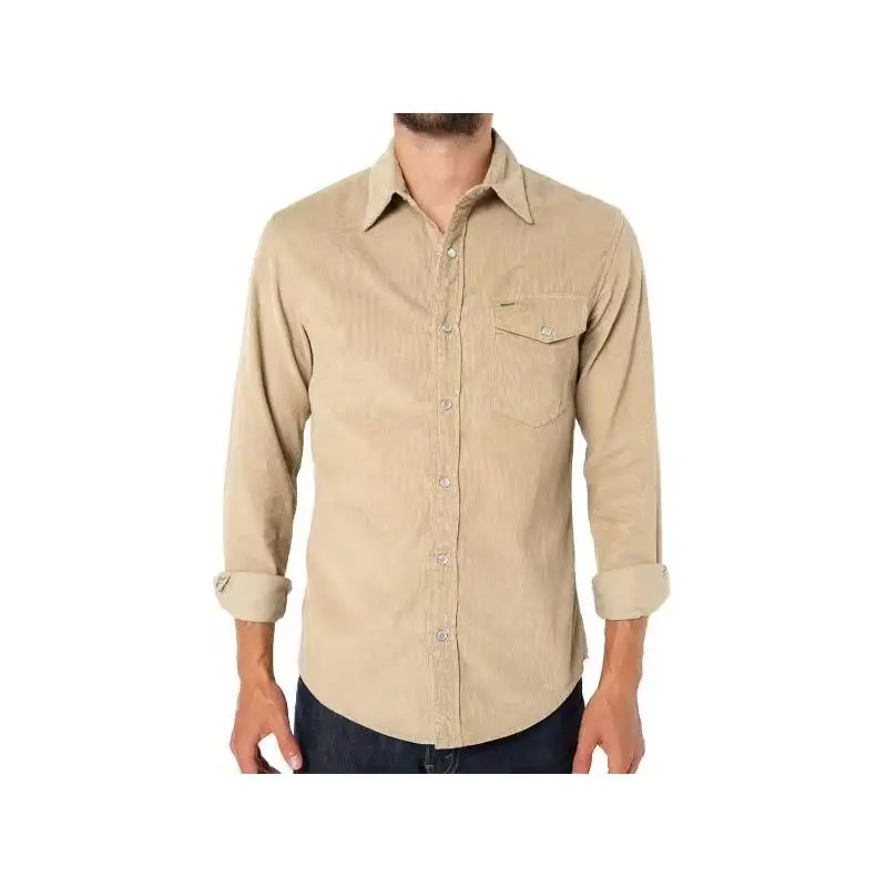 

Long Sleeve Open Shirt Men's Clothing Casual Business Style Pocket Design Non-Shrinkage High Quality Fabric Summer 2015
