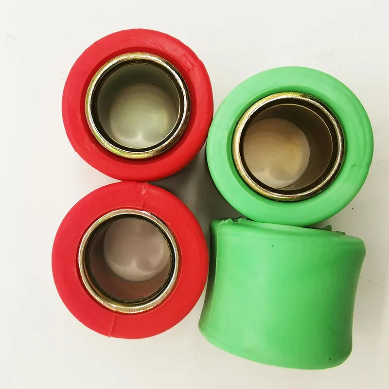 Amortecedor de borracha durável para motocicleta, anel traseiro, 10mm, 12mm, vermelho, verde, preto, 4 pcs