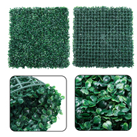 Artificial Plant Wall Decoration Walls Foliage Hedge Grass Mat Greenery Panels Fence Simulation Landscape Leaves Lawn 3 Size