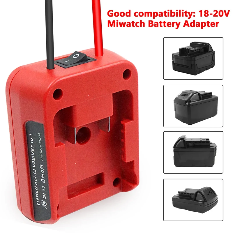 DIY Switch Power Wheels Adapter Wire 30A Fuses Source For DeWALT 20V For Milwaukee 18V Lithium Ion Battery Rc Car Toys Robotics view 4