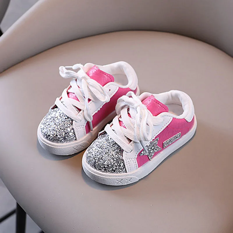 Kids Sneakers Summer Autumn Boy Fashion Brand Sport Running Chunky Trainers Toddler Girls Casual Star Shoes First Walk Soft Sole