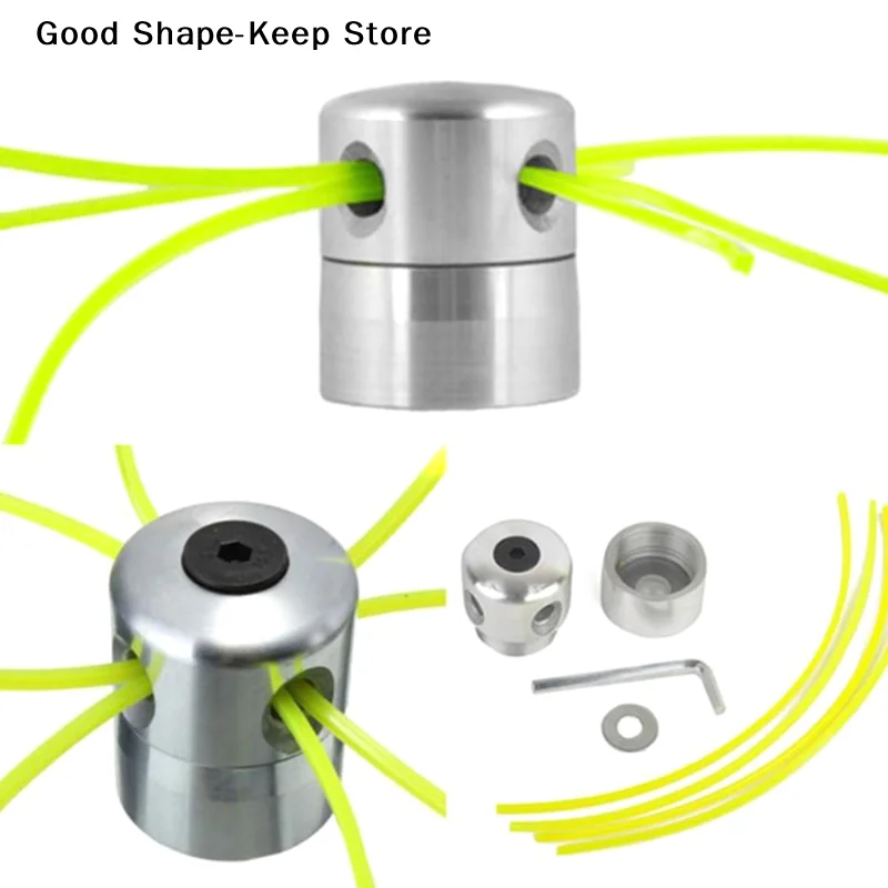 dailyUniversal Aluminum Trimmer Head With Four Trimmer Lines For Brush Cutter Grass Trimmer Grass head aluminum pillar