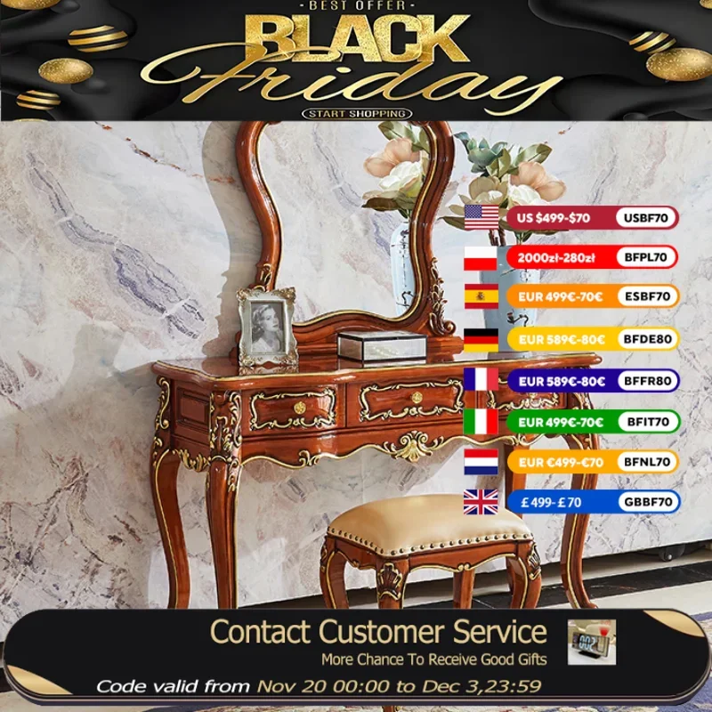 

Коричневый эстетический деревянный туалетный столик для хранения, зеркальные ящики, комод для макияжа, гостиная, красота, Schmink Tisch, набор мебели для дома