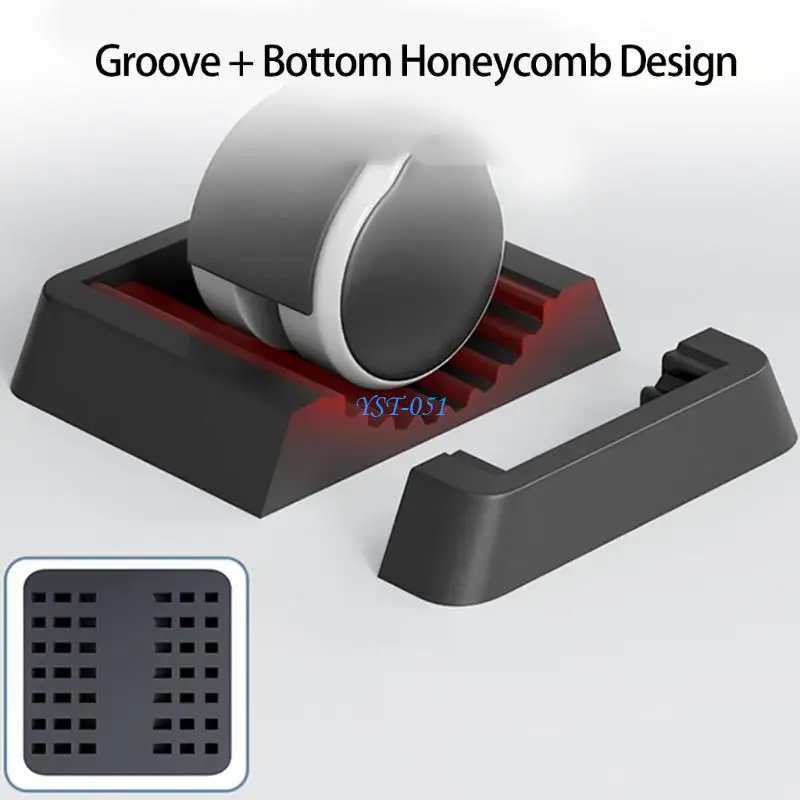E15A Universal 12.5 ซม. เก้าอี้ Casters Pad ไม่ใช่ Skid Floor Guards การลดเสียงรบกวน