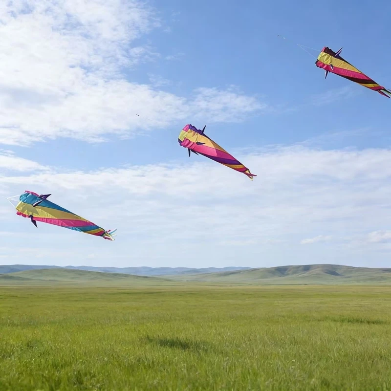 ว่าวสายรุ้ง ว่าวลม ว่าว 3 มิติ หางว่าวขนาดใหญ่ ว่าวสำหรับผู้ใหญ่ อุปกรณ์เสริมว่าว ว่าวแบบนุ่ม ว่าวจากโรงงาน ว่าวบิน ว่าวแบบทะลุสองชั้น