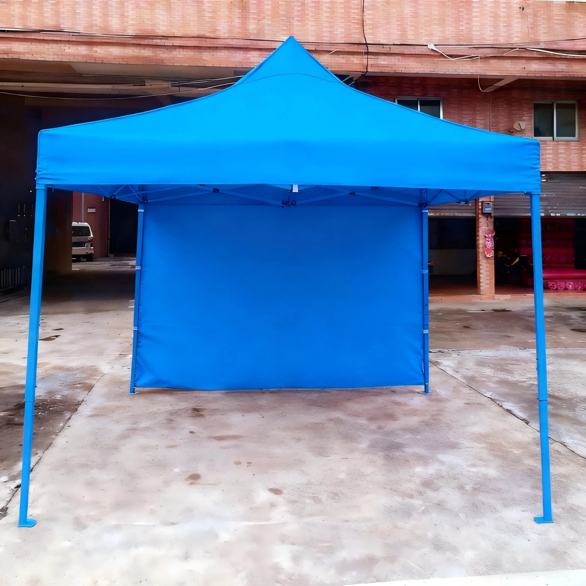 Custom-Made Quadrilateral Promotional Tent-Durable Tube Type Tent Stake for Outdoor Advertising & Branding