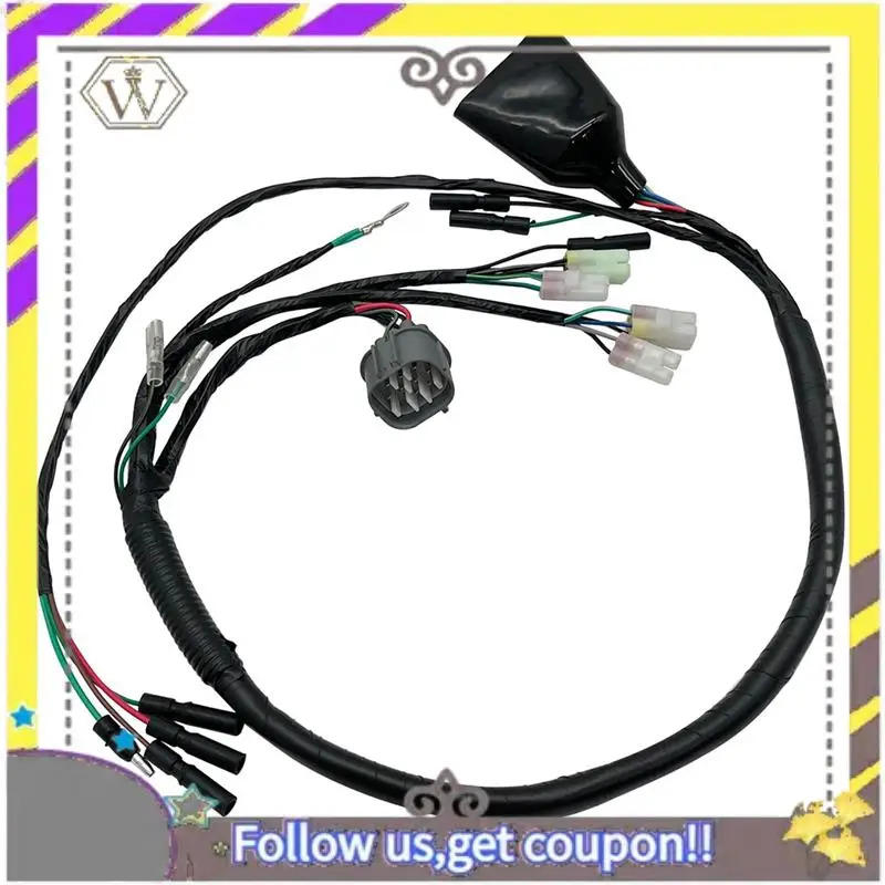 

ABXV-Main Electrical Harness Replace Main Electrical Harness For Honda Sportrax 300 TRX300 TRX300EX 1993-2004 32100-HM3-000