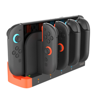 iPEGA Magnetic Charging Dock for Switch 2 GamePads (4-Port) with LED Indicators & Safety Protection PG-SW2185