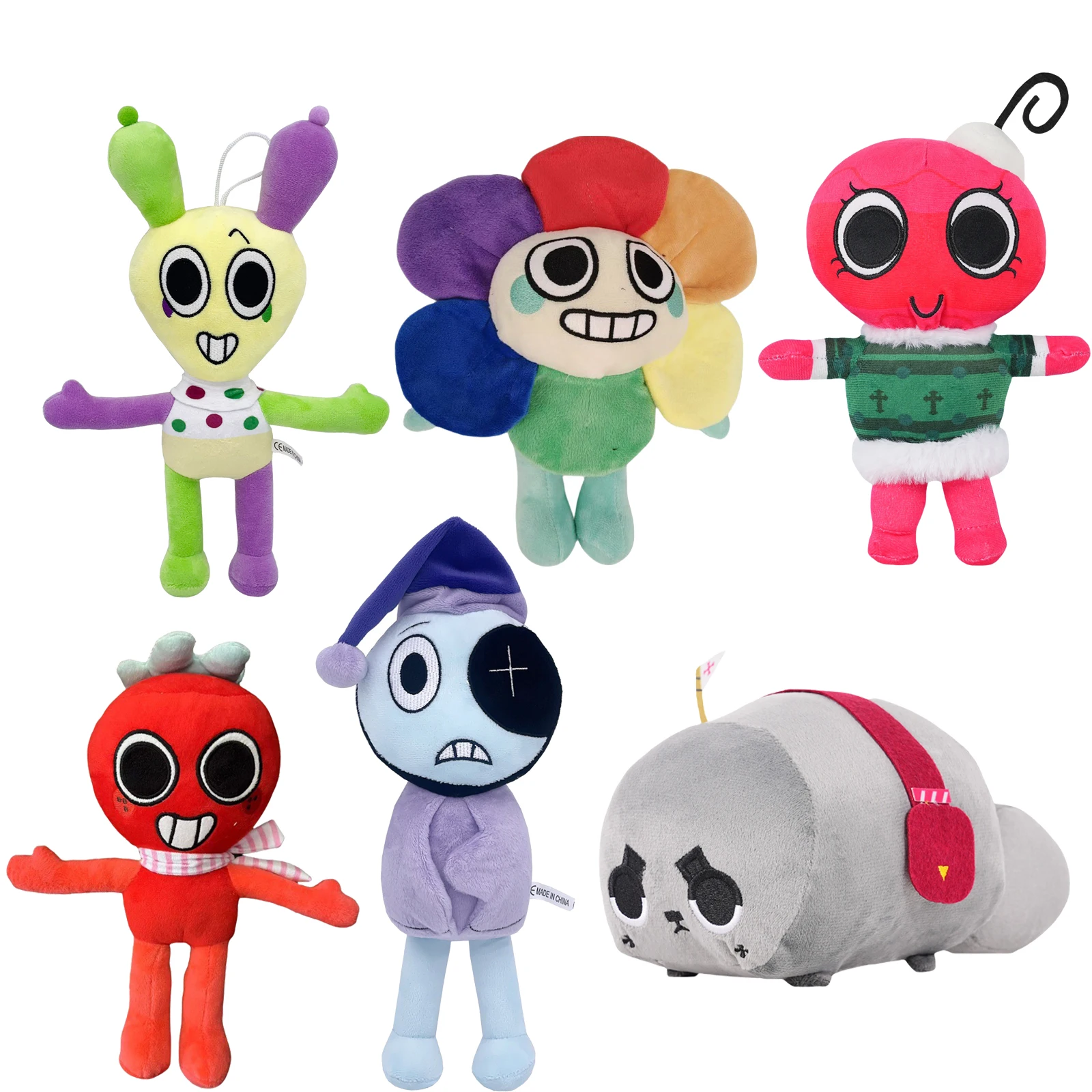 Peluche HOT Dandy's World de 35 cm, Adorable Peluche de Dandy World Scrap, Juguete de Peluche del Juego de Terror Goob Pebble, Almohada Suave, Muñeco de Peluche, Regalos para Niños