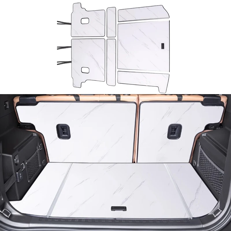 Car Hidden Trunk Car Small Table Fit for JETOUR Traveler T2 2023-2024 Modified Auto Solid Wood Trunk Mat Interior Accessories