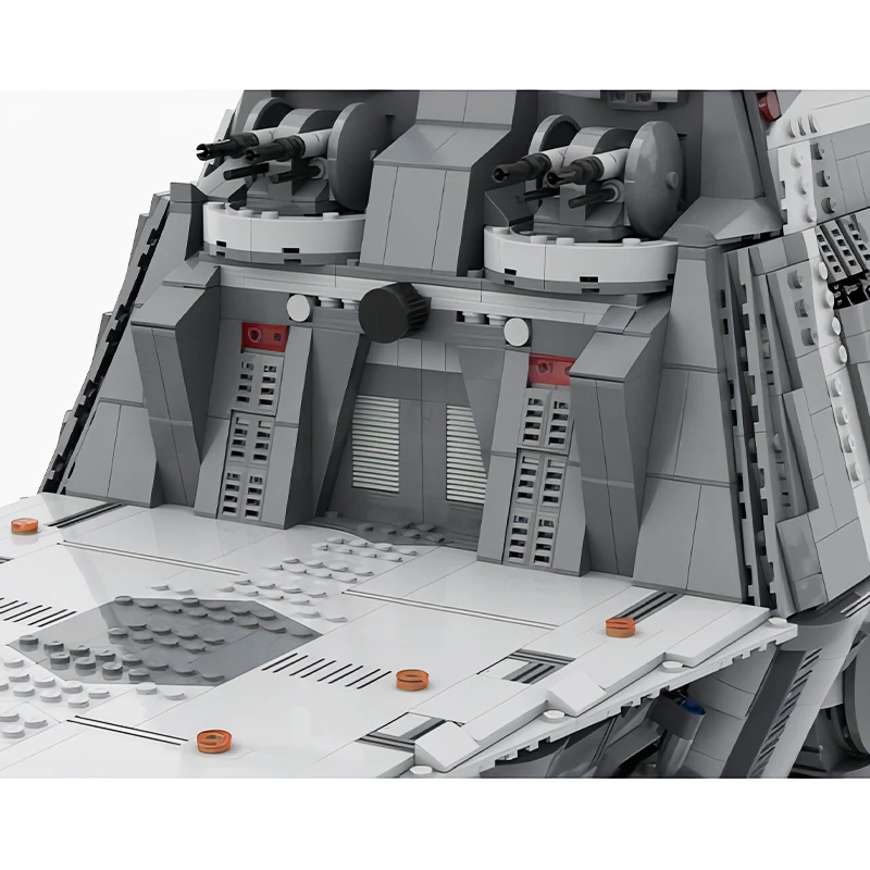 MOC – véhicule blindé de Transport militaire, marcheur de commande tactique tout-Terrain, blocs de construction, modèle d'assemblage, jouets en briques de film étoile