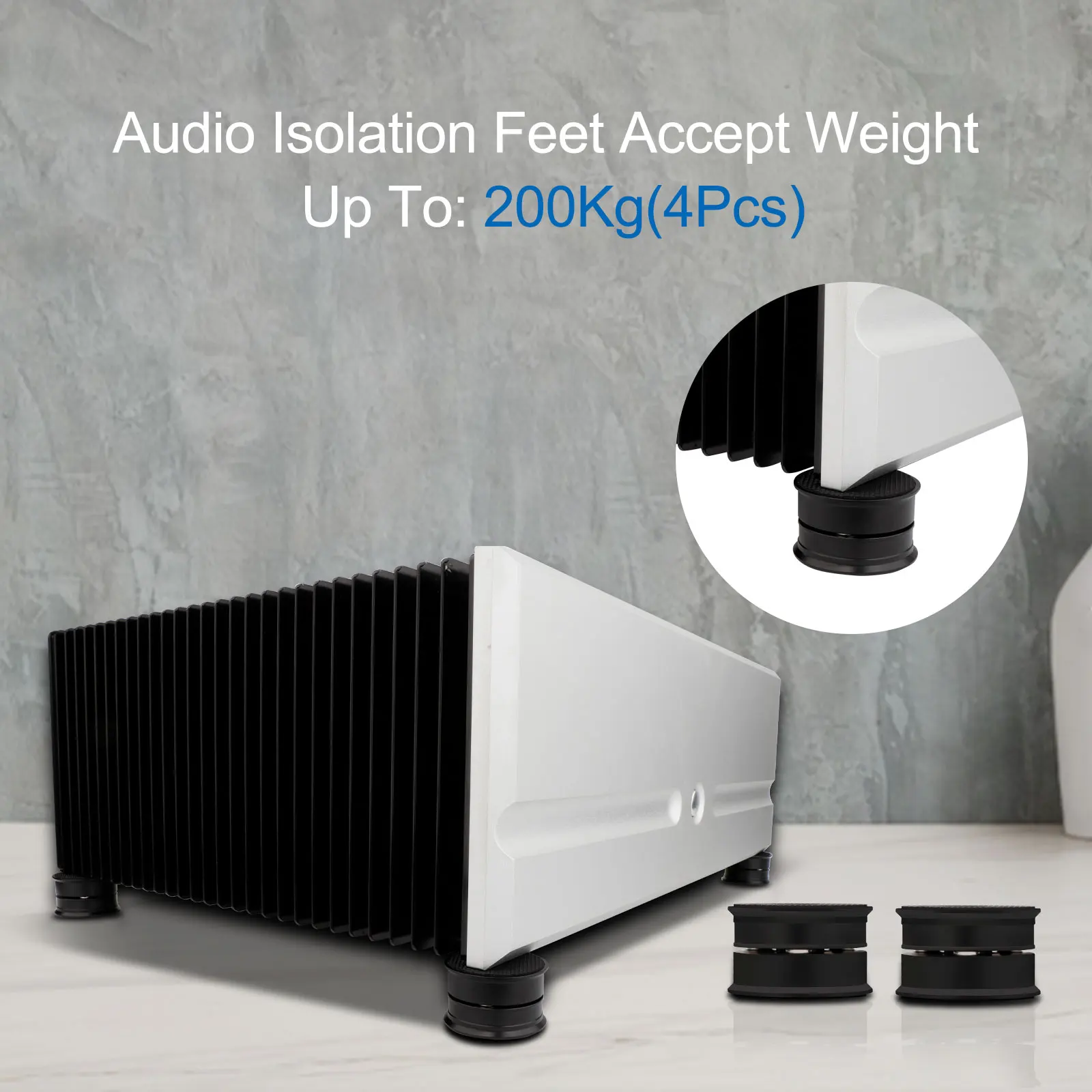 HIFI مكبرات الصوت حامل مكبر للصوت Preamp DAC مشغل أقراص مضغوطة المضادة للصدمات امتصاص القدم قدم منصات امتصاص الاهتزاز تقف المسامير