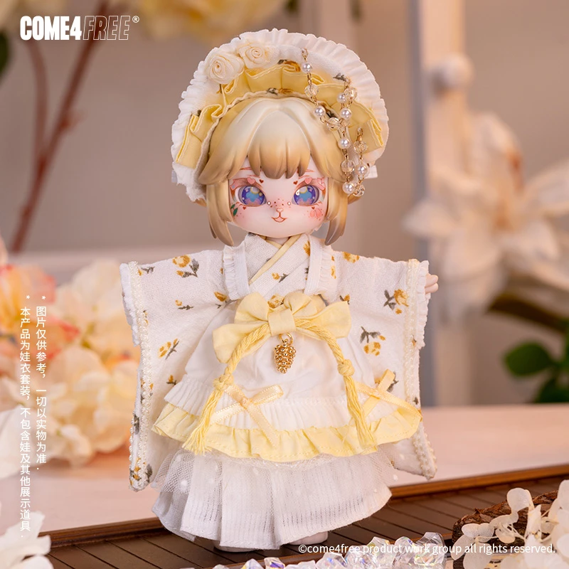 

Come4Free Dessert Series Желтый торт Кукольная юбка Аксессуар для кукол BJD 12 очков OB11 Игрушки для детей и коллекционеров