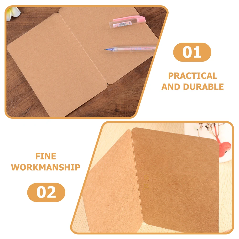 

100 Pcs Blessing Message Card Blank Cards Craft Gift Festival Greeting Paper Holiday Flat