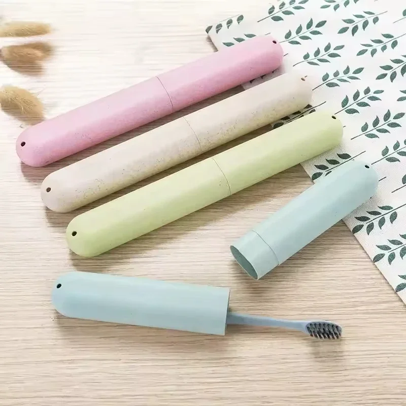 1/4Pcs Portable Travel Toothbrush Holder Plastic Toothbrush Container Protector Cover for Traveling,Camping,Home,School,Business - view 5