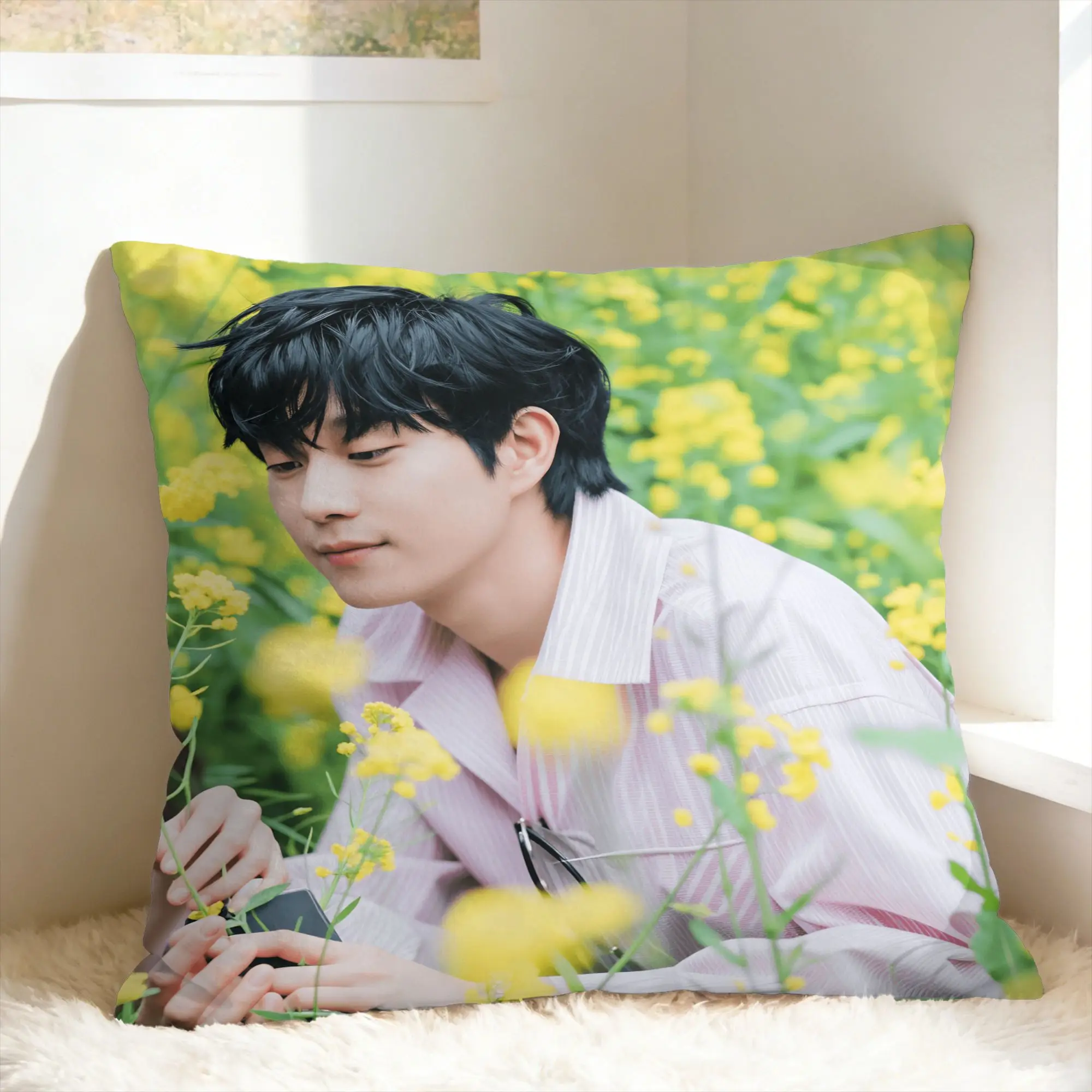Y-Young-dae Kim Pillow Case  Morden Pillow Cover Graphic Pillowcases For Sofa Home Decoration