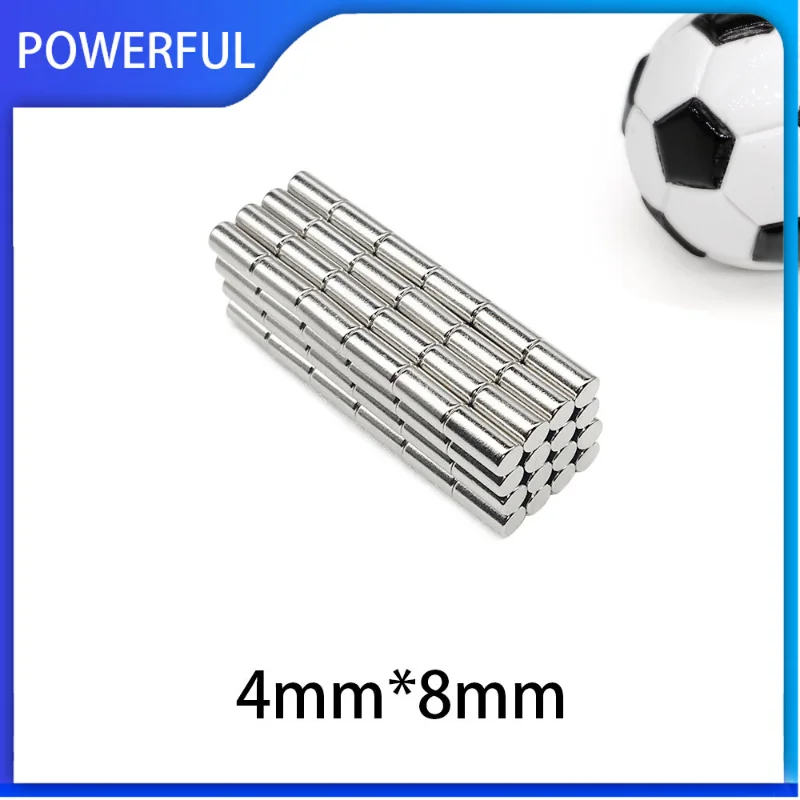 

20~500PCS 4x8mm Mini Small Circular Magnets 4mm x 8mm N35 Neodymium Magnet 4*8mm Permanent NdFeB Magnets Disc