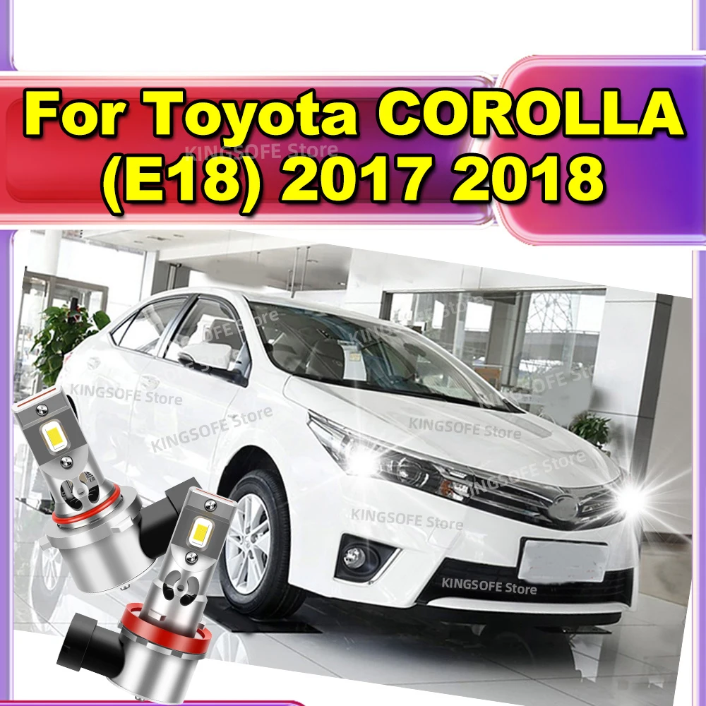 

2/4Pcs 30000LM LED Canbus Car Headlight 6000K Auto Lamp For Toyota COROLLA E18 2017 2018