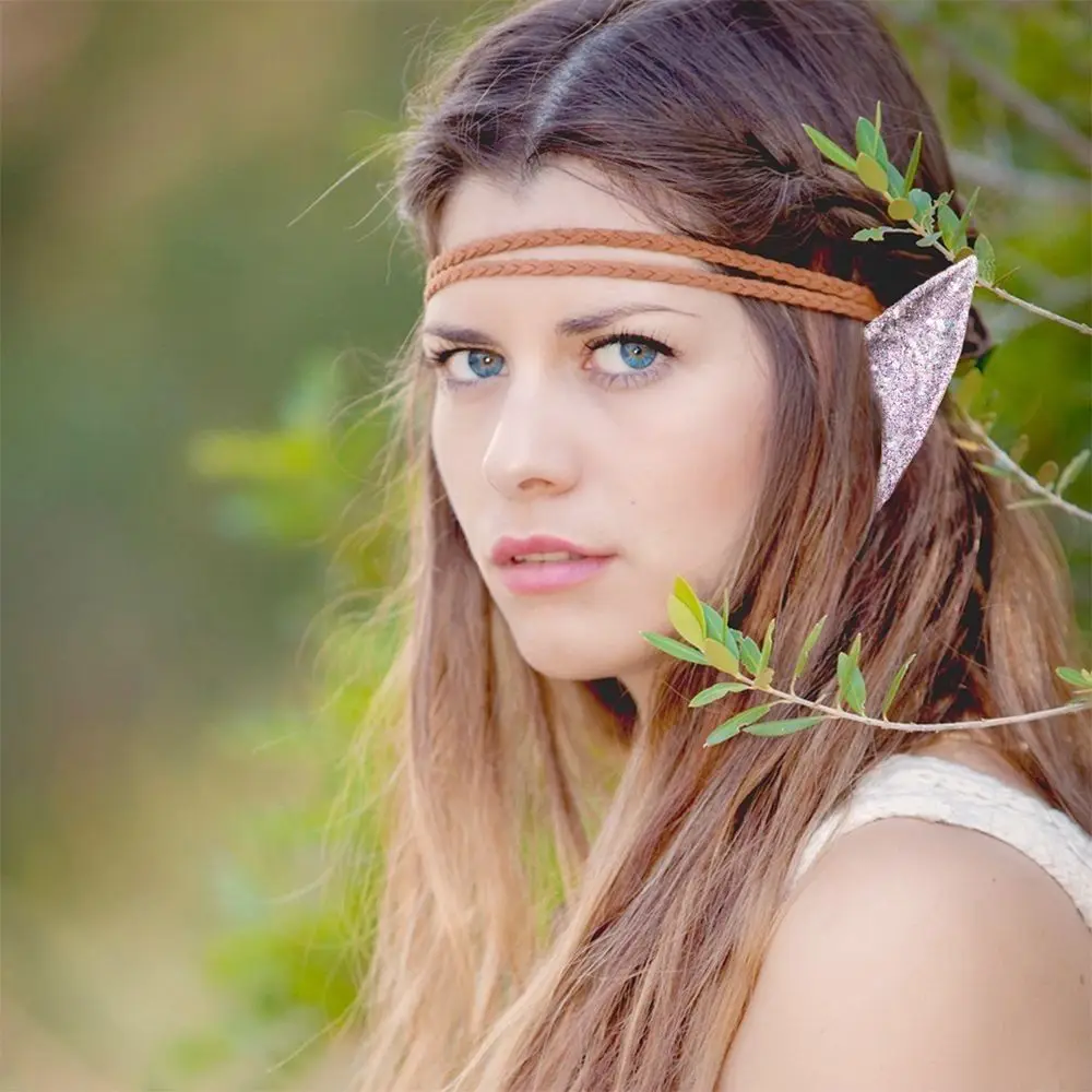 إكسسوارات آذان قزم ملاك مزيفة ، إكسسوارات تنكرية للهالوين ، أنيمي خرافية ، أزياء تنكرية ، خطاف ، ديكور عيد الميلاد #3