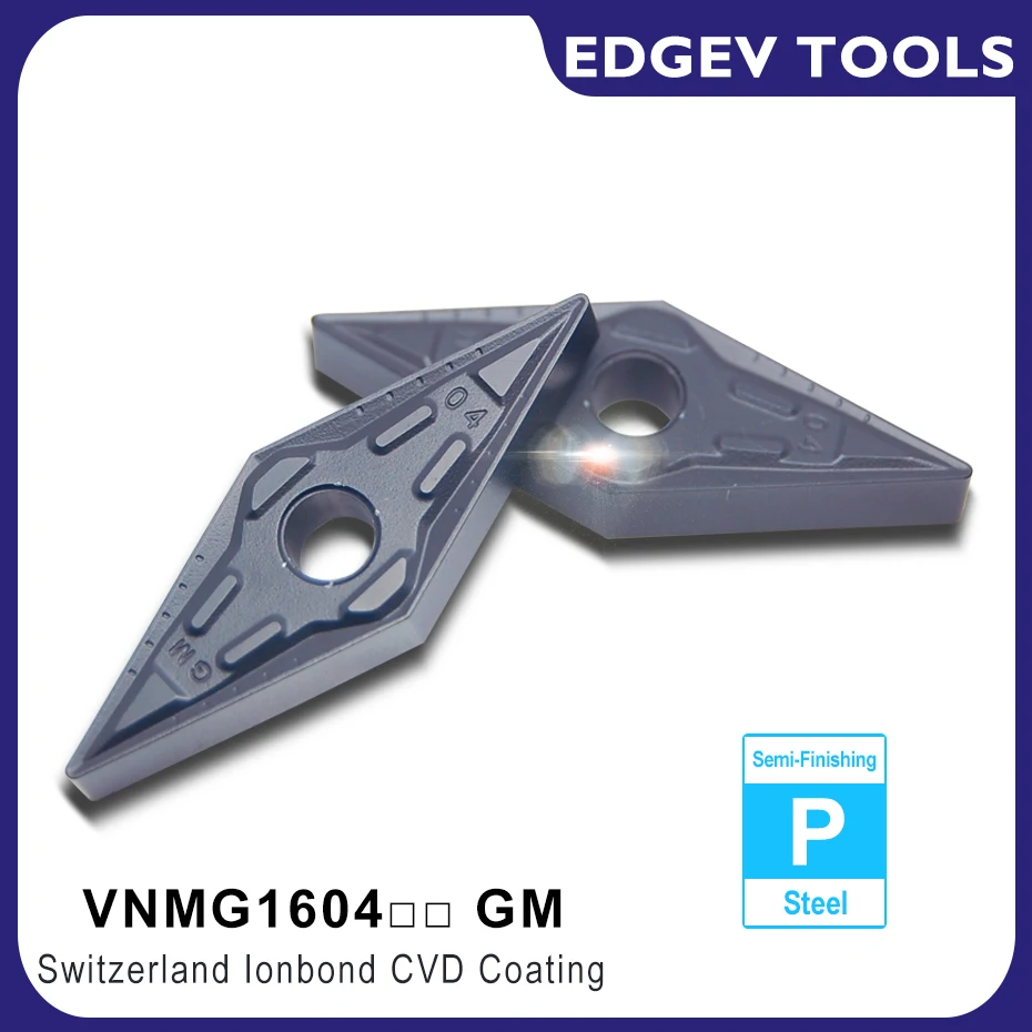 

10PCS VNMG160404 VNMG160408 VNMG331 VNMG332 CNC Lathe Cutter Tungsten Carbide Inserts External Turning Tool Machining Steel P