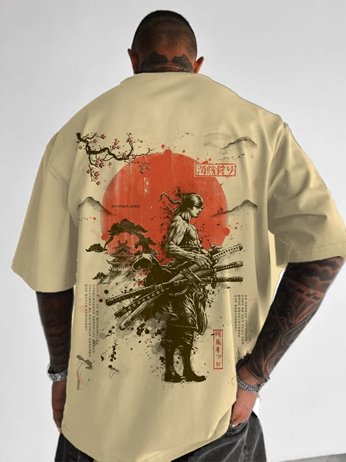 Une pièce Action Anime Zoro imprimer hommes femmes coton T-shirt Harajuku Y2K Streetwear été décontracté graphique surdimensionné T-shirt hauts