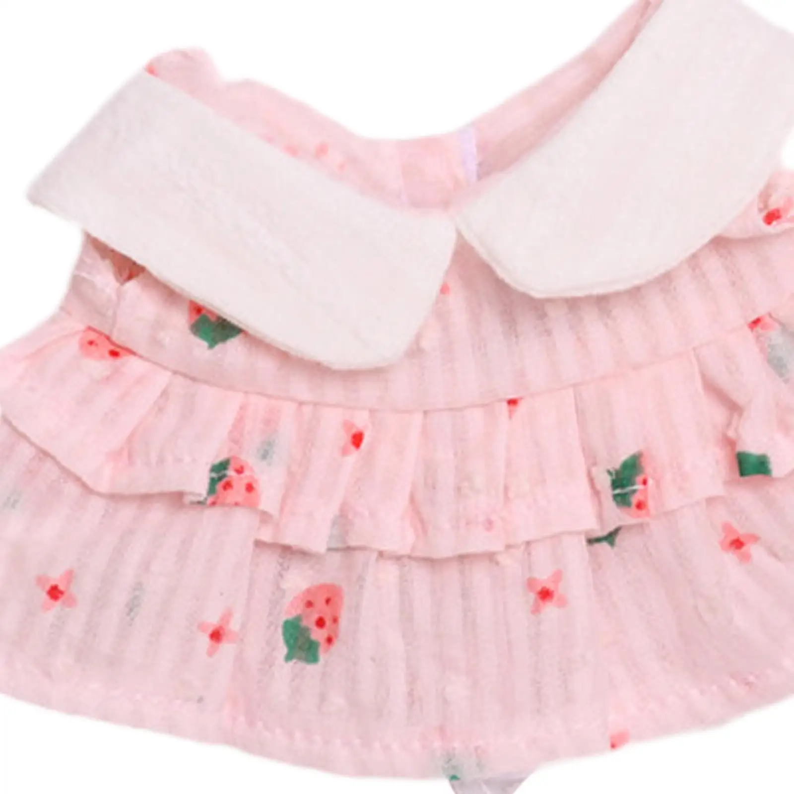 2 peças de vestido de bonecas da moda e bolsa, roupas para bonecas de 15-20 cm