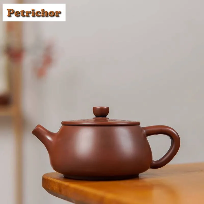 220 مللي اليدوية Nixing الفخار الإغاثة إبريق الشاي عيار كبير التقليدية الشاي Infuser وعاء الشاي تخمير غلاية مع مصفاة أدوات المائدة