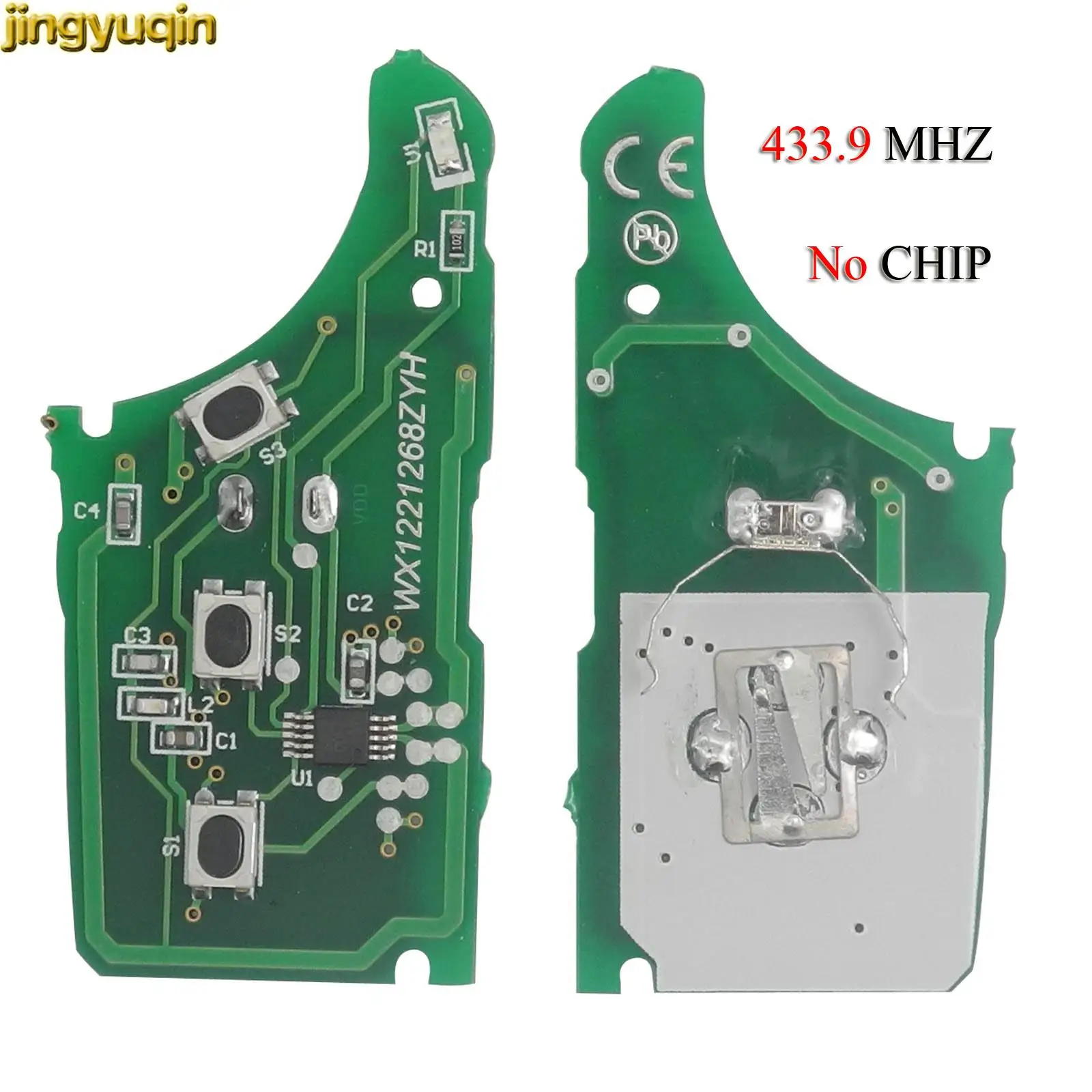 Jingyuqin Flip Remote Control Key 433MHZ ID46 Chip For Kia Rio 3 Picanto Ceed Cerato Sportage K2 K3 K5 Soul Hyundai i30 ix35