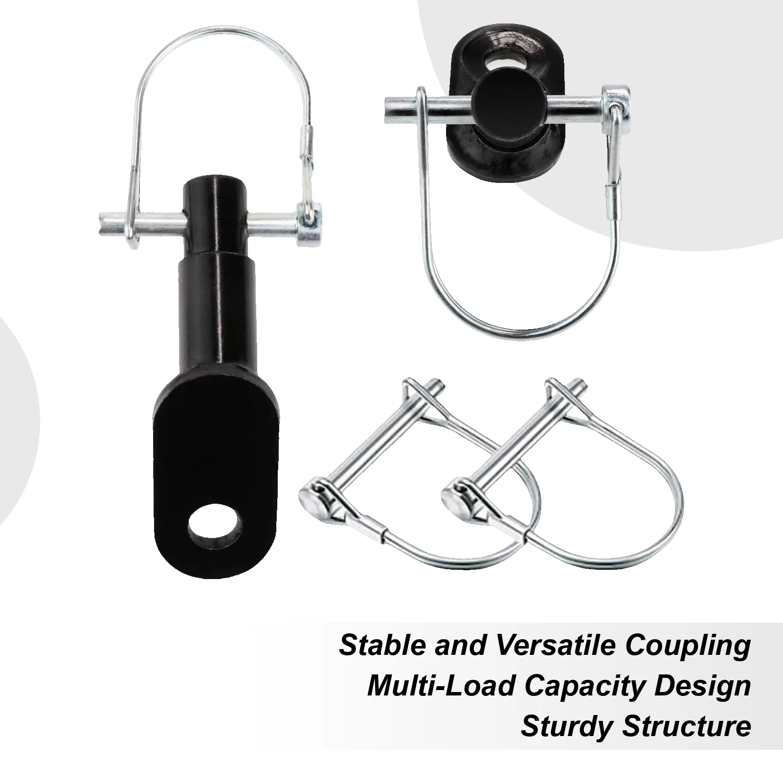 

Велосипедная сцепка для прицепа Велосипедная сцепка для прицепа Амортизирующий крюк Сверхмощный быстросъемный крючок для прогулок с собаками Велоспорт Туризм Кемпинг