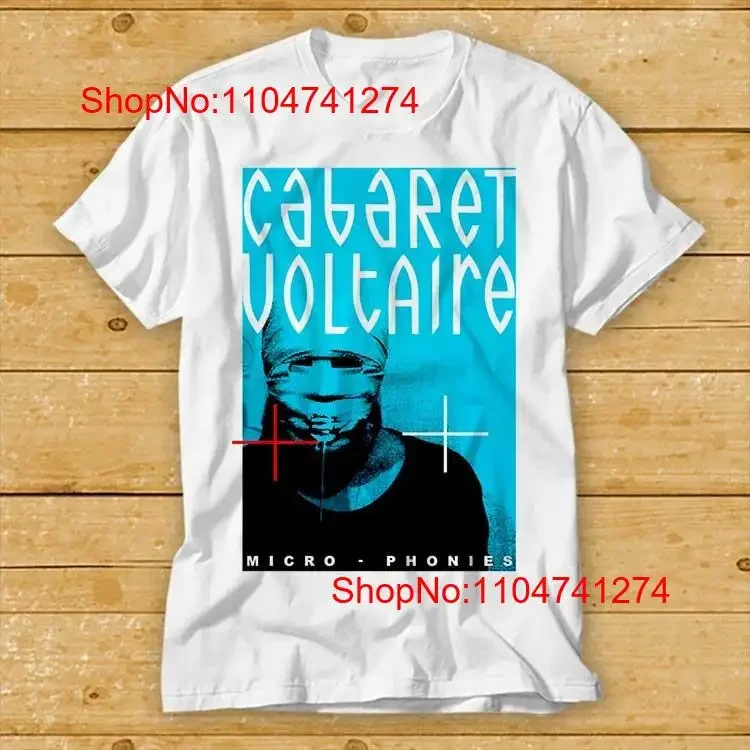 Cabaret Voltaire Micro Phonies Synthpop Punk Rock T Shirt Cult Movie 2408 vintage Washed designer clothes Stylish Unisex